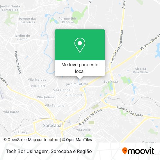 Tech Bor Usinagem mapa