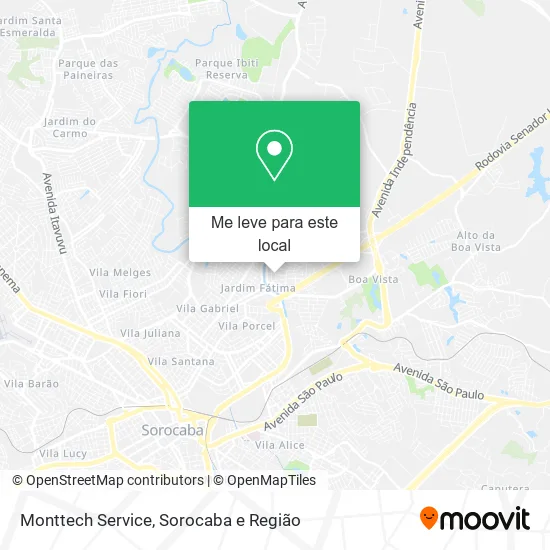 Monttech Service mapa