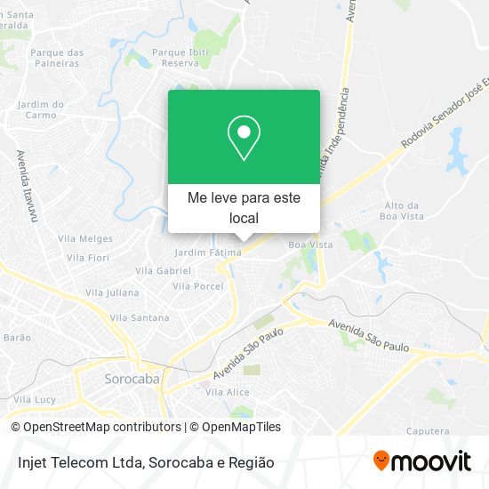 Injet Telecom Ltda mapa