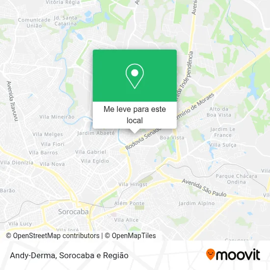 Andy-Derma mapa