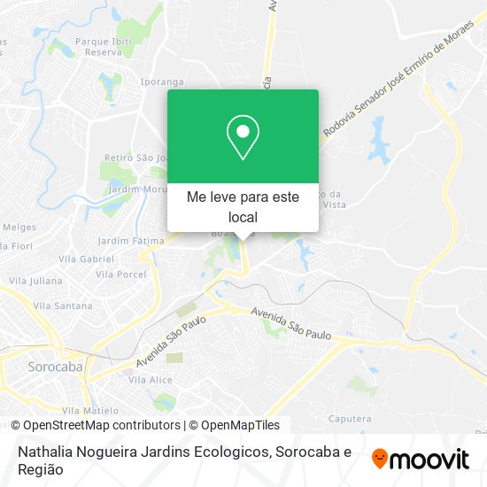 Nathalia Nogueira Jardins Ecologicos mapa