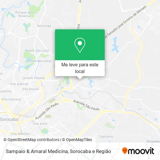 Sampaio & Amaral Medicina mapa