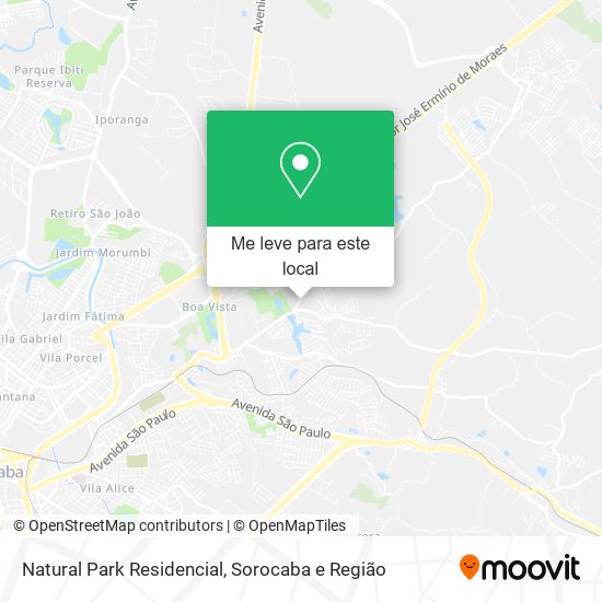 Natural Park Residencial mapa