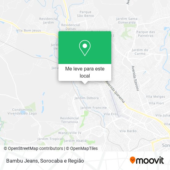 Bambu Jeans mapa
