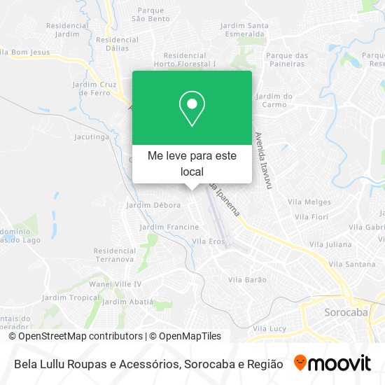 Bela Lullu Roupas e Acessórios mapa