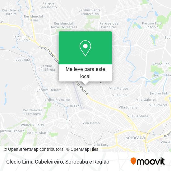 Clécio Lima Cabeleireiro mapa