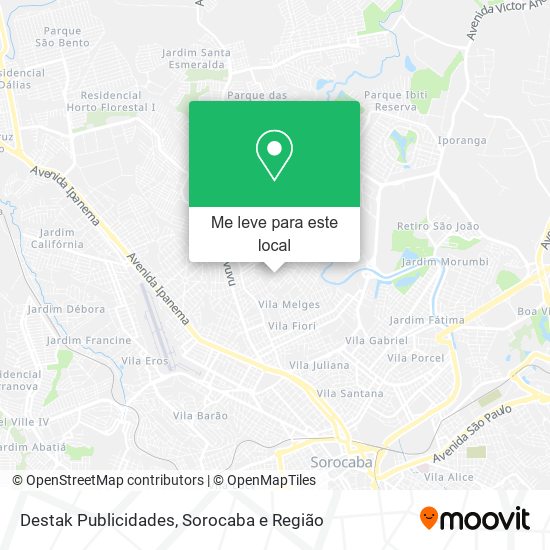 Destak Publicidades mapa