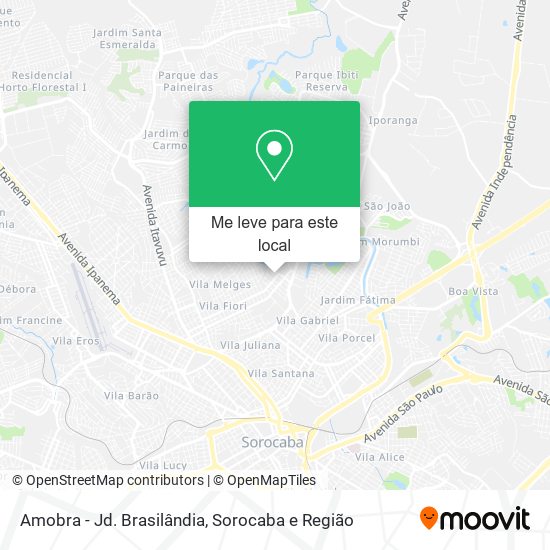 Amobra - Jd. Brasilândia mapa