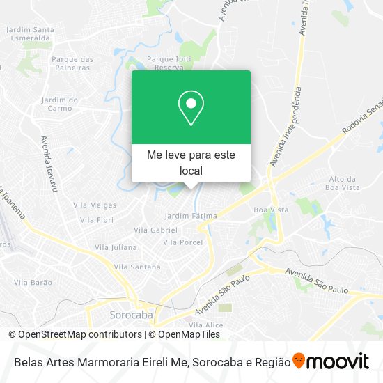 Belas Artes Marmoraria Eireli Me mapa