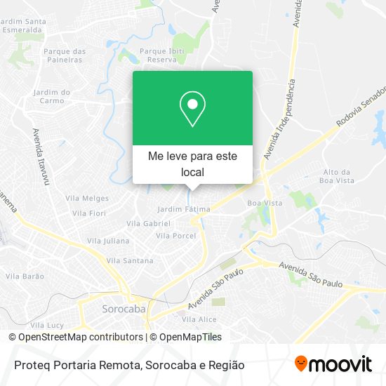 Proteq Portaria Remota mapa