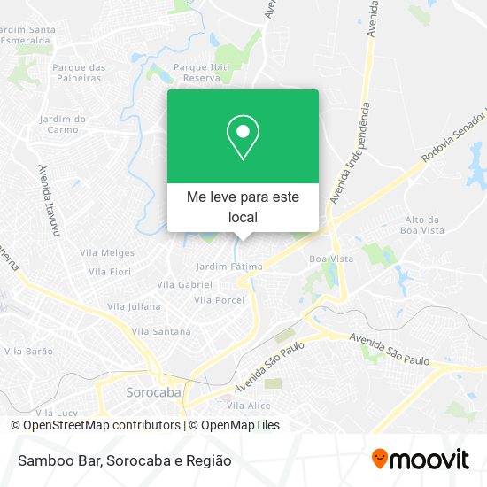 Samboo Bar mapa