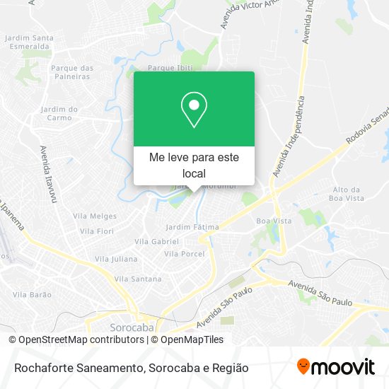 Rochaforte Saneamento mapa