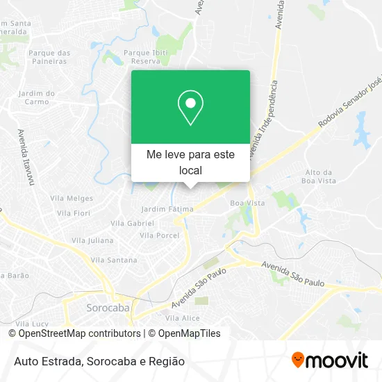 Auto Estrada mapa