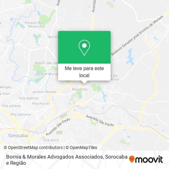 Bornia & Morales Advogados Associados mapa