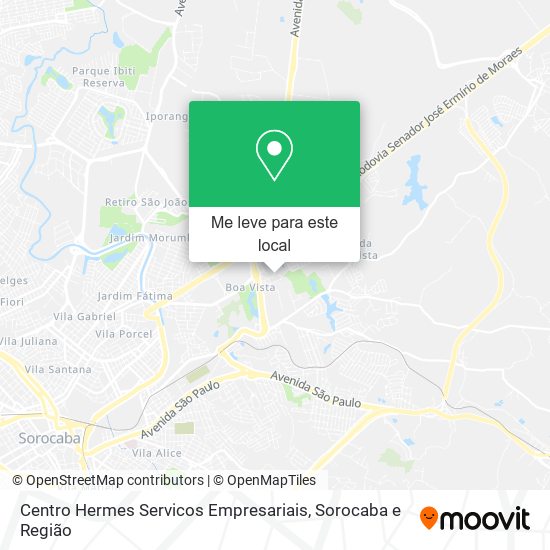 Centro Hermes Servicos Empresariais mapa