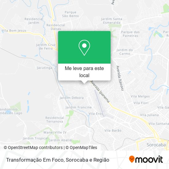 Transformação Em Foco mapa