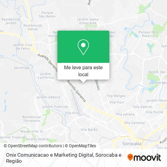 Onix Comunicacao e Marketing Digital mapa