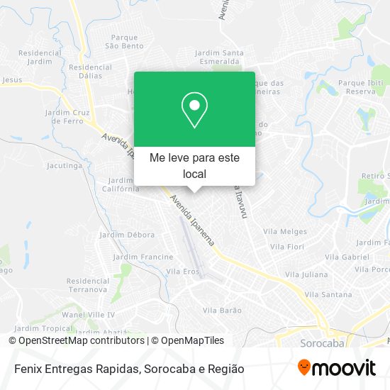 Fenix Entregas Rapidas mapa