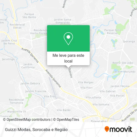 Guizzi Modas mapa