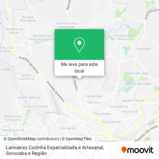 Lamuerzo Cozinha Especializada e Artesanal mapa