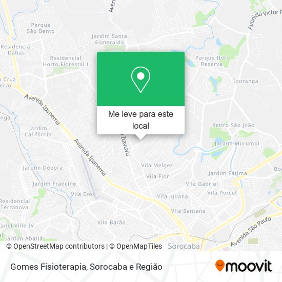 Gomes Fisioterapia mapa