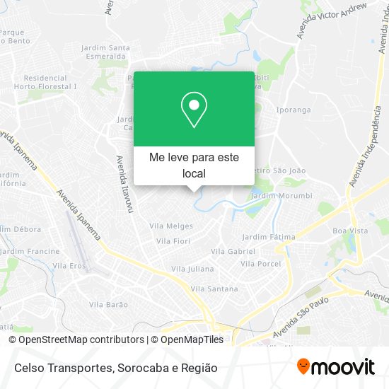 Celso Transportes mapa