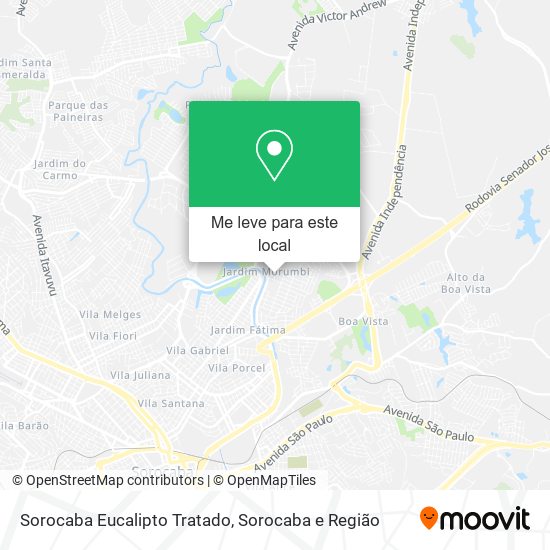 Sorocaba Eucalipto Tratado mapa