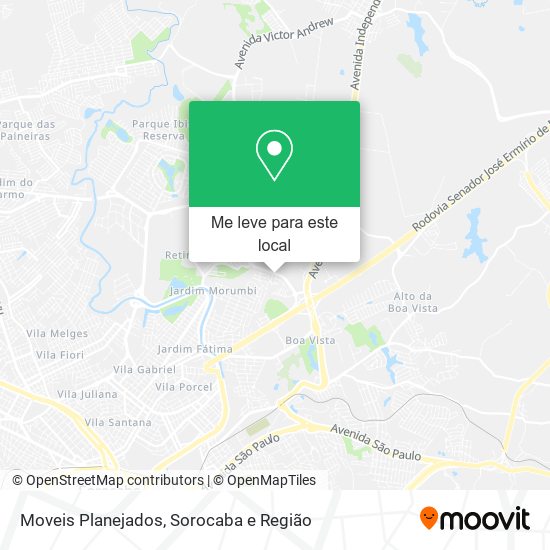 Moveis Planejados mapa