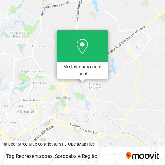 Tdg Representacoes mapa