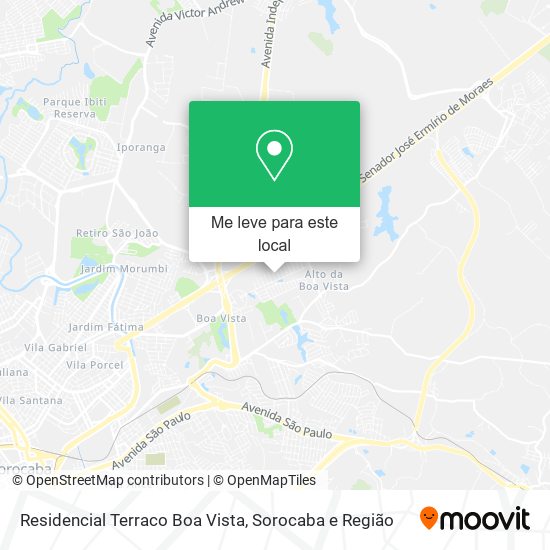 Residencial Terraco Boa Vista mapa