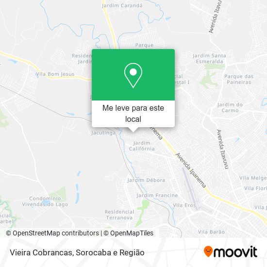 Vieira Cobrancas mapa