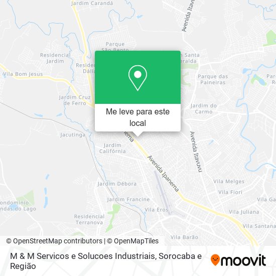 M & M Servicos e Solucoes Industriais mapa