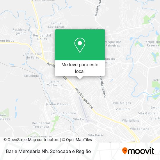 Bar e Mercearia Nh mapa