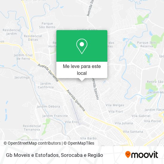 Gb Moveis e Estofados mapa