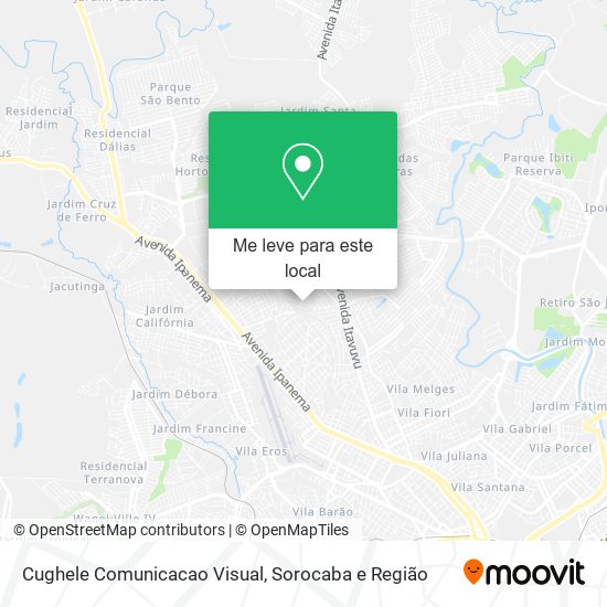Cughele Comunicacao Visual mapa