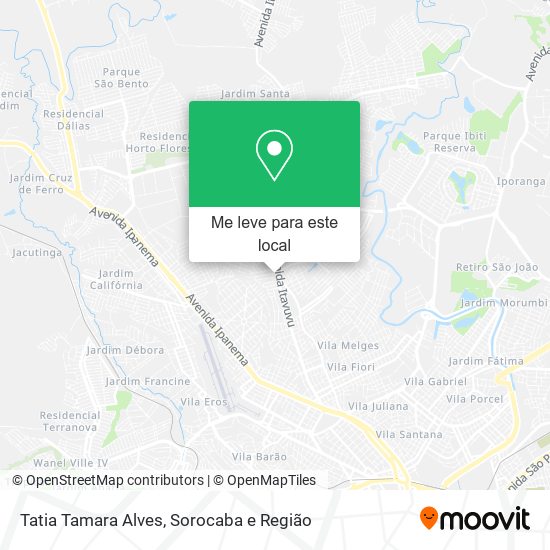 Tatia Tamara Alves mapa