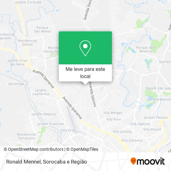 Ronald Mennel mapa