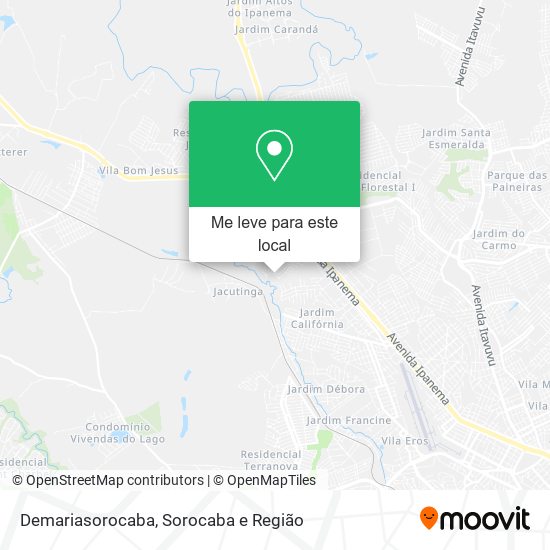 Demariasorocaba mapa