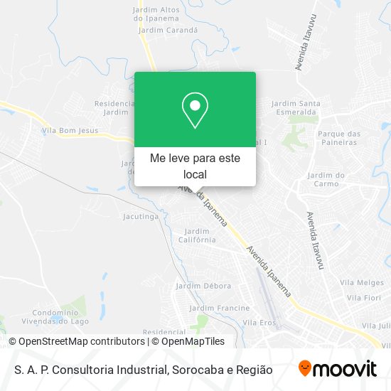 S. A. P. Consultoria Industrial mapa