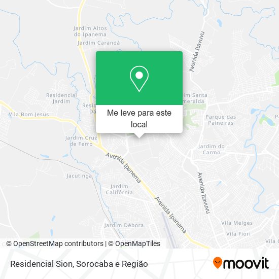 Residencial Sion mapa