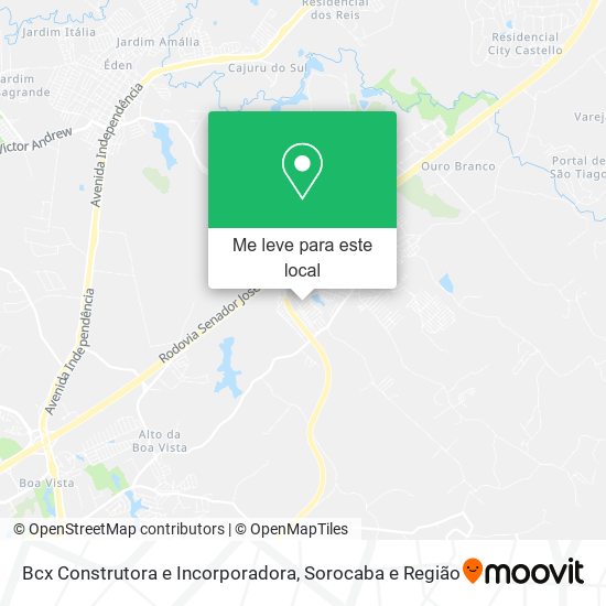 Bcx Construtora e Incorporadora mapa