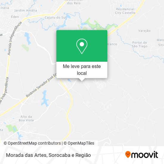 Morada das Artes mapa