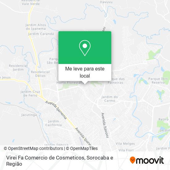 Virei Fa Comercio de Cosmeticos mapa