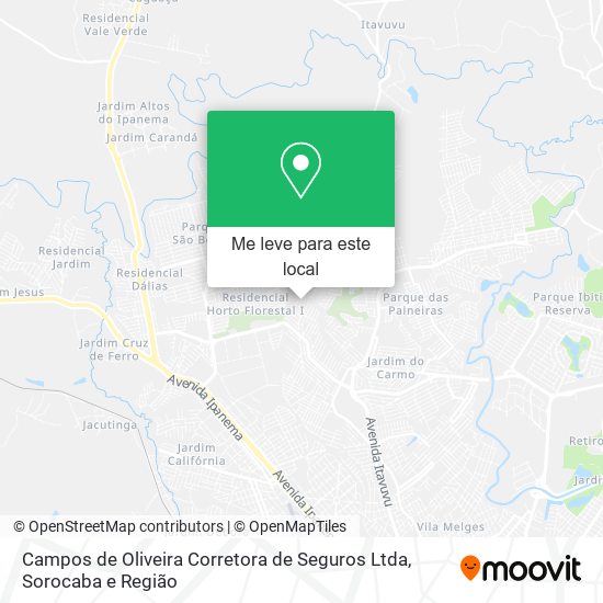 Campos de Oliveira Corretora de Seguros Ltda mapa