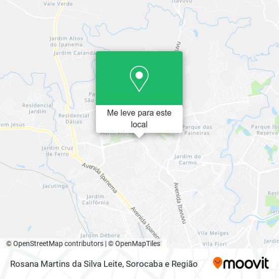 Rosana Martins da Silva Leite mapa