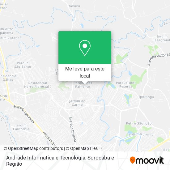 Andrade Informatica e Tecnologia mapa