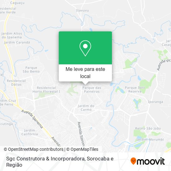 Sgc Construtora & Incorporadora mapa