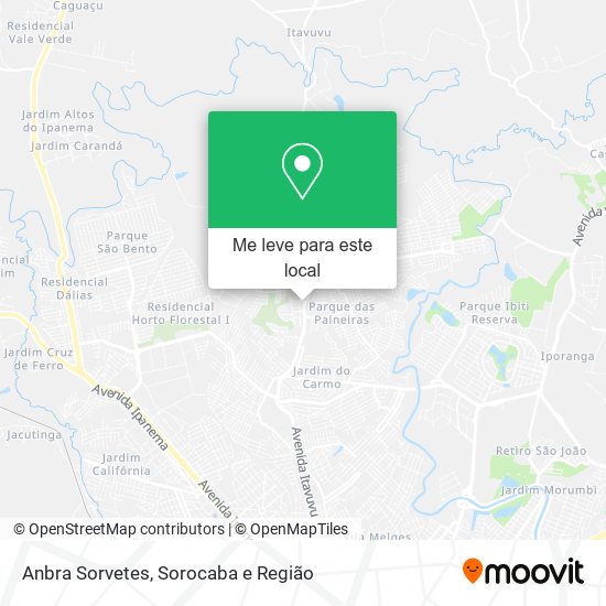 Anbra Sorvetes mapa