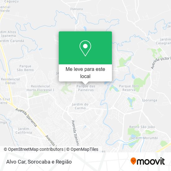 Alvo Car mapa