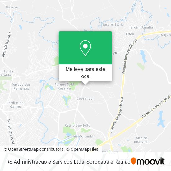 RS Admnistracao e Servicos Ltda mapa